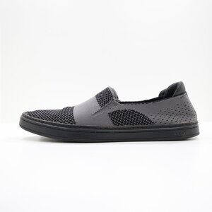 UGG Sammy Black & Gray Knit Flat Slip On Sneakers - Women's 9.5
